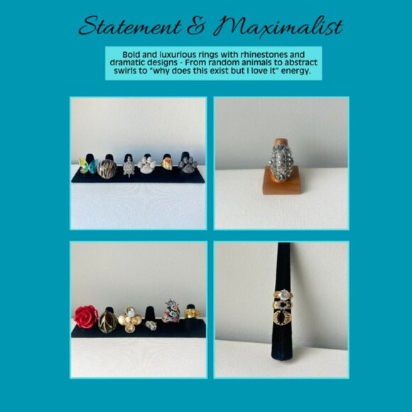 Vintage Mystery Ring Bundle – Choose Your Aesthetic Style - Picture 6 of 10